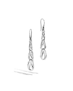 John Hardy Sterling Silver Bamboo Earrings On A French Wire - Eb58128