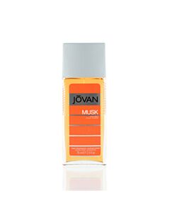 Jovan Musk Men / Jovan Body Fragrance Spray Glass 2.5 oz (75 ml) (m)