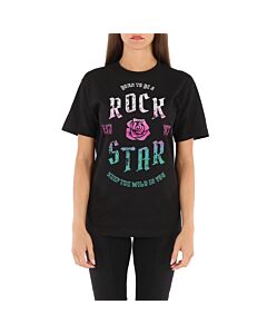 Jwon "Born to Be a Rockstar" T-Shirt in Black