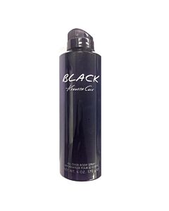 Kenneth Cole Men's Black Deodorant Body Spray 6 oz Fragrances 608940557648
