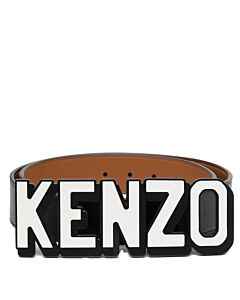 Kenzo Logo Buckle Reversible And Adjustable Belt