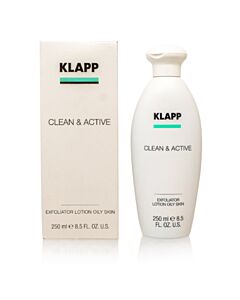 Klapp / Clean & Active Exfoliator Lotion Oily Skin 8.5 oz (250 ml)