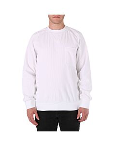 Kway Men's White Zahara Cotton Sweatshirt