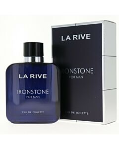 La Rive Men's Ironstone EDT Spray 3.3 oz Fragrances 5901832068686