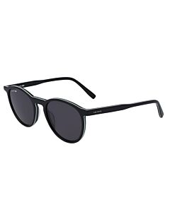 Lacoste 50 mm Black/White/Green Sunglasses