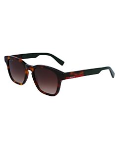 Lacoste 52 mm Havana/Black Sunglasses