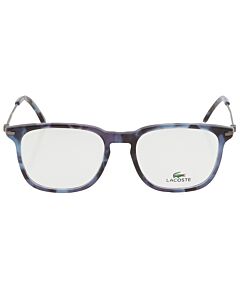 Lacoste 52 mm Havana Blue Eyeglass Frames