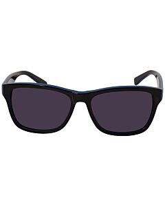 Lacoste 55 mm Black/Blue Sunglasses