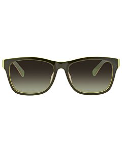 Lacoste 55 mm Black, Green, Yellow Sunglasses