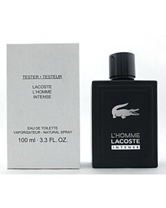 Lacoste Men's L'Homme L'Intense EDT Spray 3.4 oz (Tester) Fragrances 3614227366275