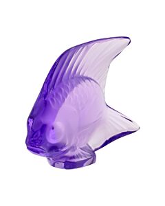 Lalique Crystal Fish Light Violet 30030