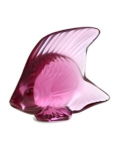 Lalique Fish Fuchsia 30034