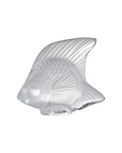 Lalique Opaque Clear Crystal Fish 3000000