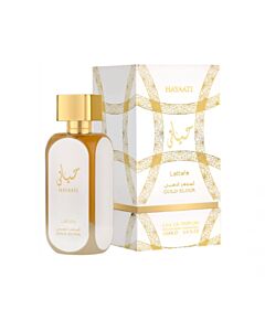 Lattafa Unisex Hayaati Gold Elixir EDP Spray 3.4 oz Fragrances 6291107457895