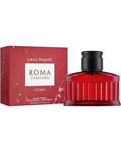 Laura Biagiotti Men's Roma Passione Uomo EDT Spray 4.2 oz (Tester) Fragrances 8011530002398