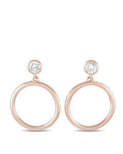 LB Exclusive 14K Rose Gold 0.18 ct Diamond Earrings