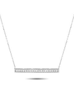 LB Exclusive 14K White Gold 0.25 ct Diamond Pendant Necklace