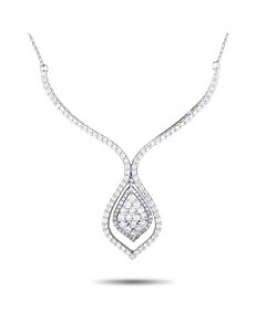 LB Exclusive 14K White Gold 1.50ct Diamond Necklace PN15331