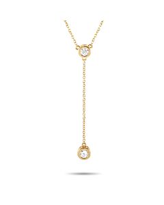 LB Exclusive 14K Yellow Gold 0.20 ct Diamond Pendant Necklace