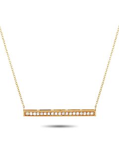 LB Exclusive 14K Yellow Gold 0.25 ct Diamond Pendant Necklace