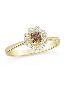 Le Vian  Chocolate Diamond Ring set in 14K Honey Gold