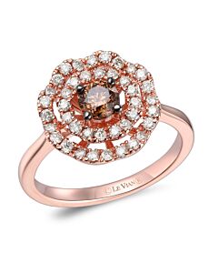 Le Vian  Chocolate Diamond Ring set in 14K Strawberry Gold