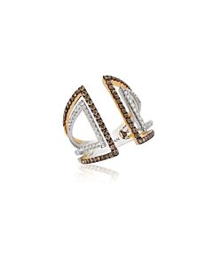Le Vian Ladies Chocolate Diamonds Fashion Ring in 14k Two Tone Gold