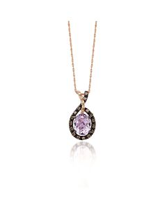 Le Vian Ladies Cotton Candy Amethyst Necklaces set in 14K Strawberry Gold