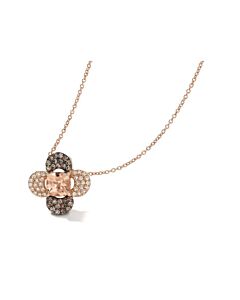 Le Vian Ladies Peach Morganite Necklaces set in 14K Strawberry Gold