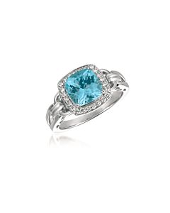 Le Vian  Ladies Sea Blue Aquamarine Ring in 14K Vanilla Gold