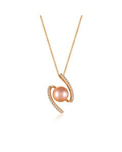 Le Vian Ladies Wisdon Pearls Necklaces set in 14K Strawberry Gold