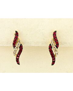 Le Vian  Passion Ruby Earrings set in 14K Honey Gold