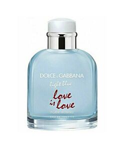 Light Blue Love Is Love Pour Homme / Dolce and Gabbana EDT Spray Limited Ed Tester 4.2oz (M)