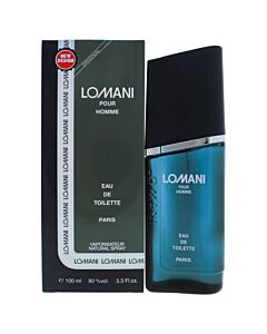 Lomani Men's Pour Homme EDT Spray 3.4 oz Fragrances 3610400000387
