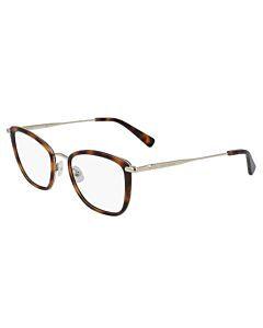 Longchamp 51 mm Havana Eyeglass Frames
