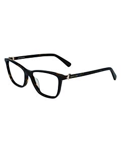 Longchamp 51 mm Marble/Blue Havana Eyeglass Frames