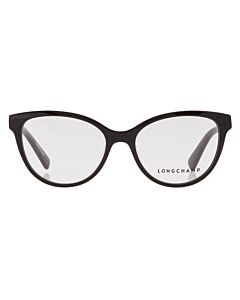 Longchamp 52 mm Shiny Black Eyeglass Frames