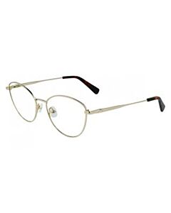 Longchamp 53 mm Gold Eyeglass Frames