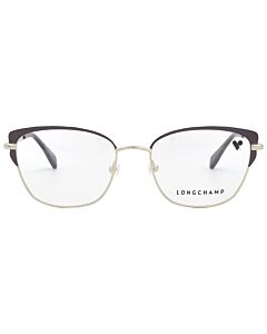 Longchamp 53 mm Red;Gold Eyeglass Frames
