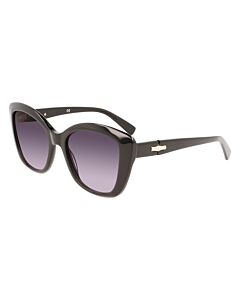 Longchamp 54 mm Black Sunglasses