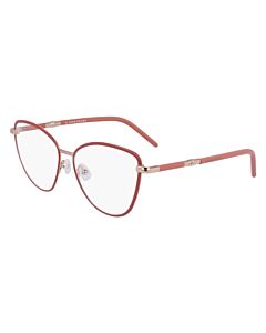 Longchamp 54 mm Rose Gold Eyeglass Frames