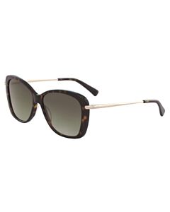 Longchamp 56 mm Dark Havana Sunglasses