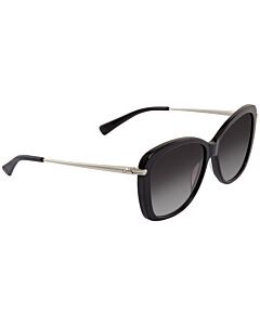 Longchamp 56 mm Ebony Sunglasses