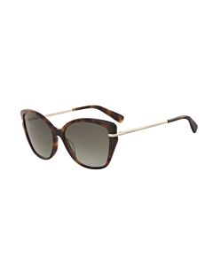 Longchamp 57 mm Havana Sunglasses