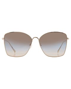 Longchamp 60 mm Gold Sunglasses