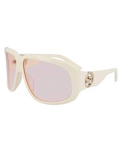 Longchamp 67 mm White Sunglasses