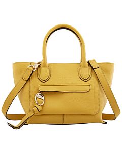 Longchamp Mailbox Yellow Top Handle Bag