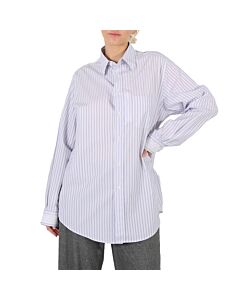 Maison Margiela Ladies Stripe-Print Tailored Shirt