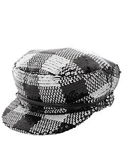 Maison Michel Ladies New Abby Damier Sequin Hat