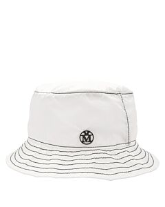 Maison Michel Ladies White Jason Rain Bob Packable Bucket Hat